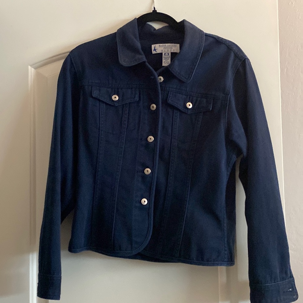 Marsh Landing Petite Blue Jean Jacket and Jeans